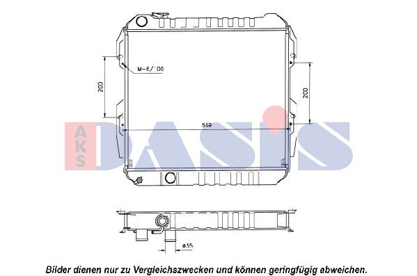 AKS DASIS Radiaator,mootorijahutus 211110N